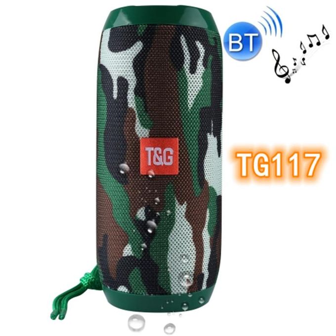 Portable Bluetooth Speaker – Wireless Outdoor Subwoofer (Camouflage Edition)