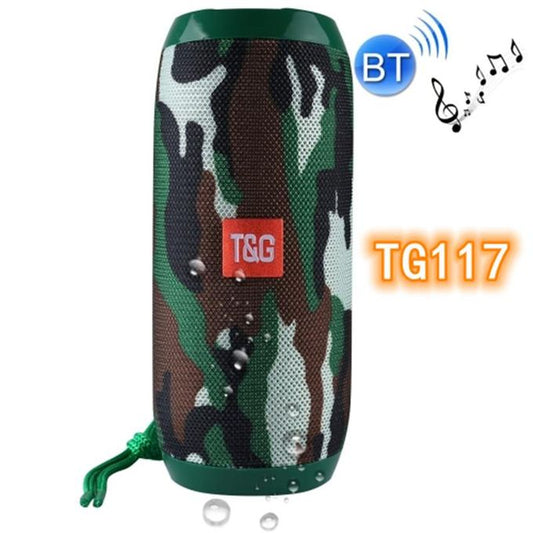 Portable Bluetooth Speaker – Wireless Outdoor Subwoofer (Camouflage Edition)
