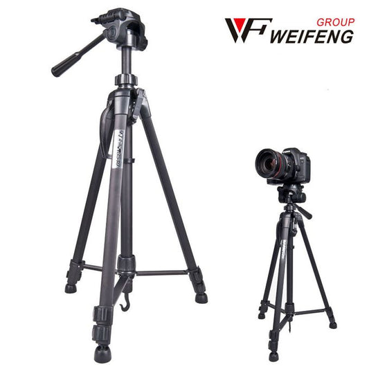Weifeng WF-3540 Tripod Stand for DSLR/SLR Cameras – 3-Way Head, Adjustable Height