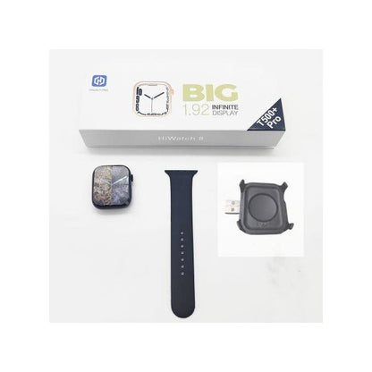 T500+ Pro Hiwatch 8 Smart Watch – 1.92 Inch Full Screen, Bluetooth Call, Fitness Tracker