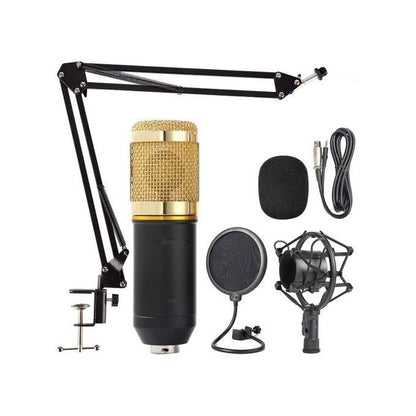 BM800 Professional Condenser Microphone Kit – Studio Recording, Podcast & Streaming Mic Set
