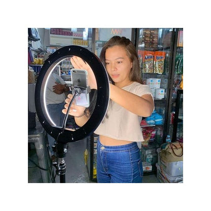 10 Inch LED Ring Light with Phone Holder – Adjustable Selfie Light for Makeup, TikTok & Live Streaming