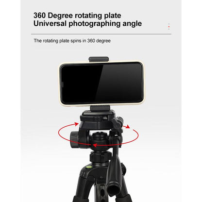 168 CM Adjustable Tripod Stand for Phone & Camera – 360° Photography & Live Streaming Stand
