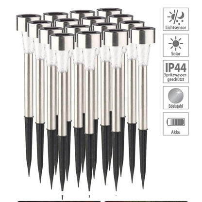 12 Pack Solar Garden Lights – Outdoor Waterproof LED Pathway Lamps for Lawn, Patio & Yard