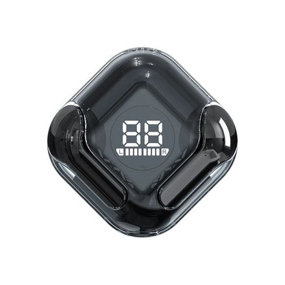 Earpods Transparent Bluetooth Wireless Earphones – HiFi Sound, LED Display