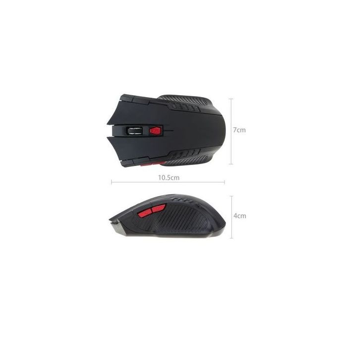 2.4G Wireless Gaming Mouse – 2400 DPI Adjustable Sensor for PC, Laptop & MacBook