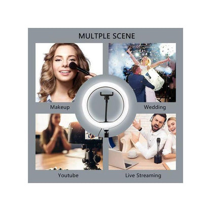13-Inch (33CM) LED Ring Light with 2.1M Adjustable Tripod Stand & Bluetooth Remote