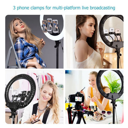 21-Inch 60W LED Ring Light with 7ft Adjustable Tripod Stand + Remote