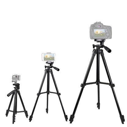 3120 Adjustable Phone & Camera Tripod Stand with Universal Clip Holder