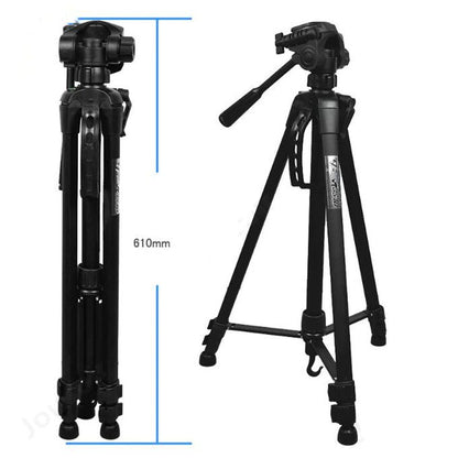Weifeng WF-3540 Tripod Stand for DSLR/SLR Cameras – 3-Way Head, Adjustable Height