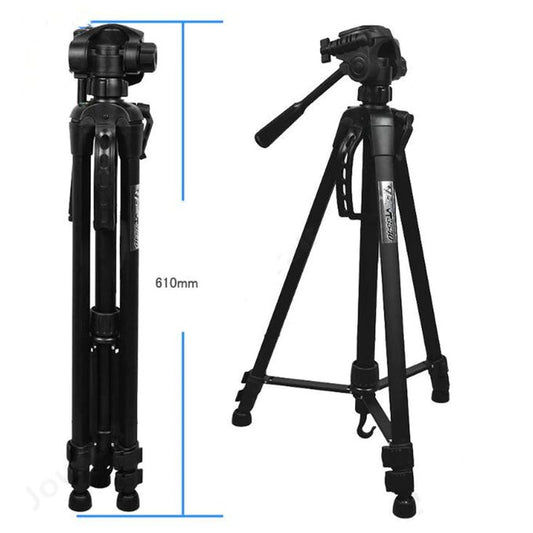 Weifeng WF-3540 Tripod Stand for DSLR/SLR Cameras – 3-Way Head, Adjustable Height