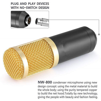 BM800 Professional Condenser Microphone Kit – Studio Recording, Podcast & Streaming Mic Set