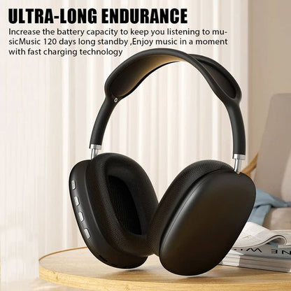 P9 Bluetooth Earphone Wireless Head-mounted Headphone Subwoofer Headset