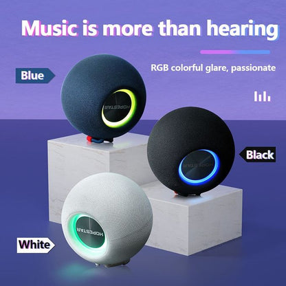 Hopestar H52 Wireless Bluetooth Speaker – Mini Portable Subwoofer with FM Radio & RGB Light