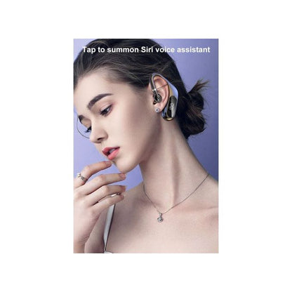 Wireless Bluetooth Earhook Headset with LED Power Display – Sports Earphone 300mAh Battery