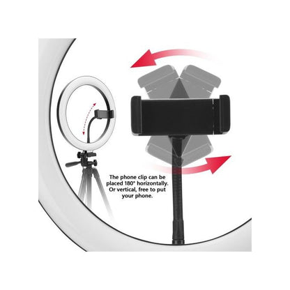 12-Inch LED Ring Light with 2M Adjustable Tripod Stand – 3 Light Modes & Phone Holder