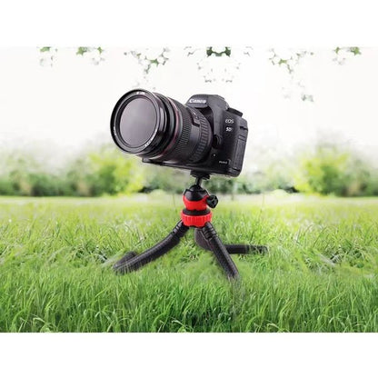Flexible Octopus Tripod Stand with 360° Ball Head & Universal Phone Holder – 30CM