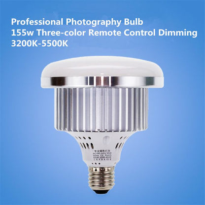 50x70CM Professional Photography Softbox Lighting Kit with 155W Dimmable LED Bulb & Remote Control