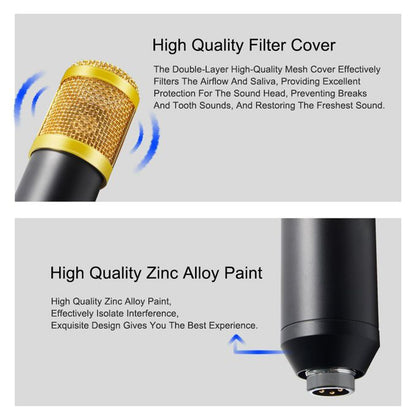 BM800 Professional Condenser Microphone Kit – Studio Recording, Podcast & Streaming Mic Set