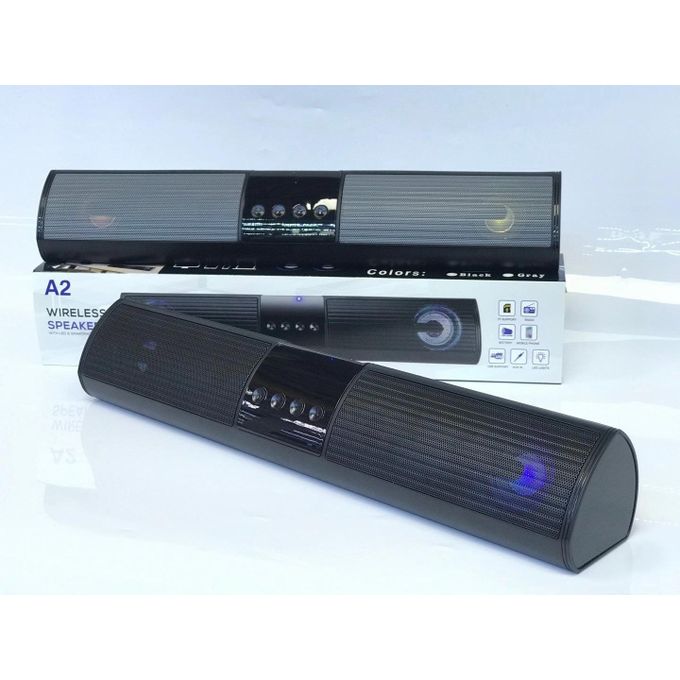A2 Wireless Subwoofer Speaker – Bluetooth Soundbar for Desktop, Laptop & TV