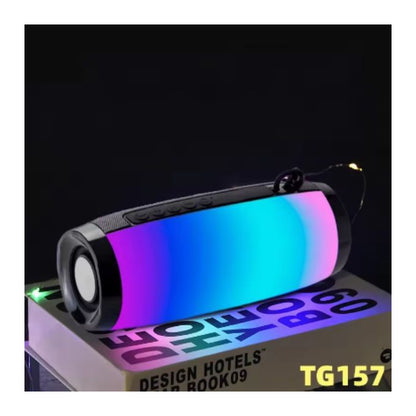 T&G TG157 Outdoor Wireless Bluetooth Speaker – Double Speakers with Flashing LED Lights & Card Slot