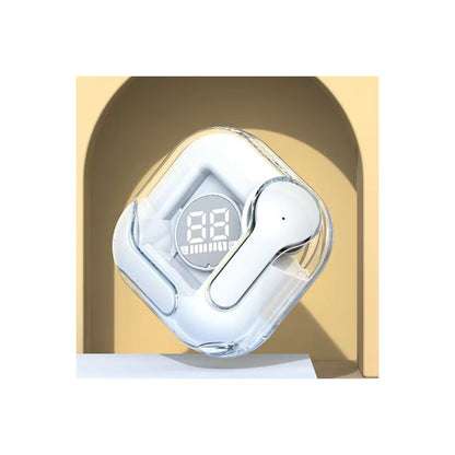 Earpods Transparent Bluetooth Wireless Earphones – HiFi Sound, LED Display