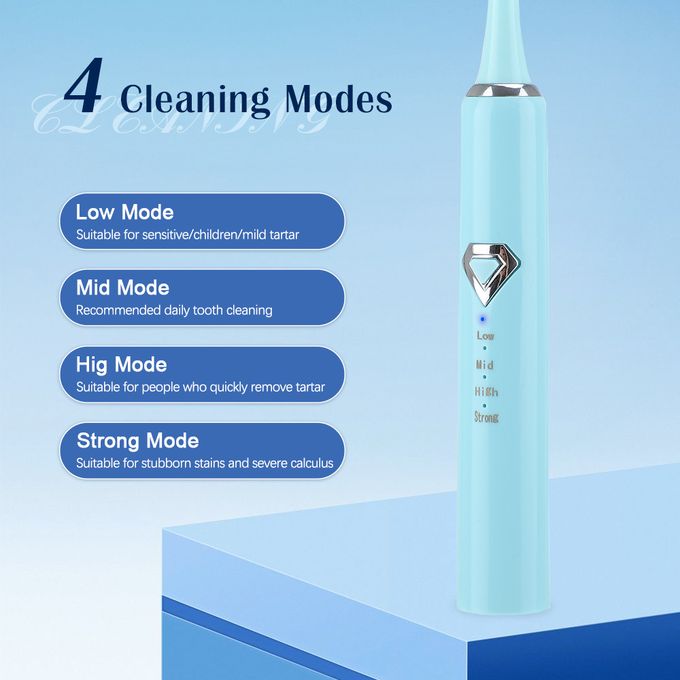 Electric Tooth Brush – Sonic Dental Cleaning Tartar Scraper Kit with Multiple Heads (HM-Y268)