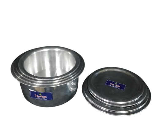 4pc Signature Aluminium Sufuria with lid D/polish