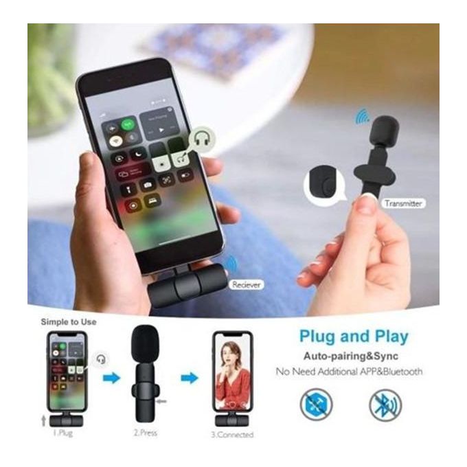 12-Inch LED Ring Light with Adjustable Stand + Dual Wireless Lapel Microphones & Bluetooth Shutter