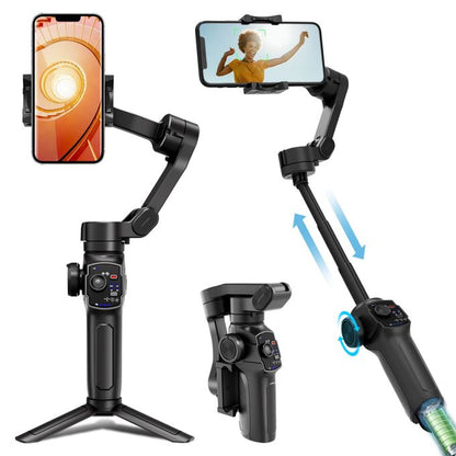 L9 AI Face Tracking 3-Axis Handheld Smartphone Gimbal Stabilizer with Extendable Arm