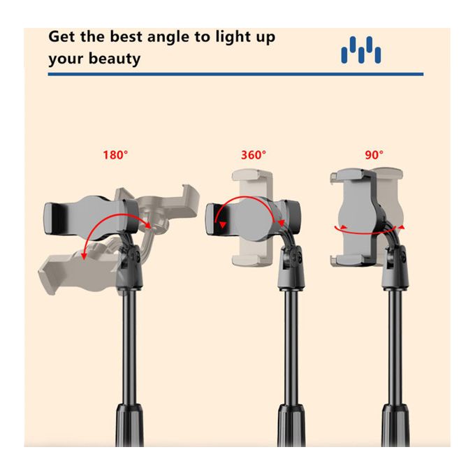 Heavy-Base Retractable Mobile Phone Holder 360° Adjustable Desk Stand