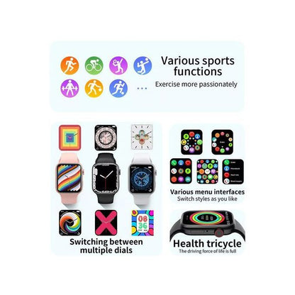 T500+ Pro Smart Watch – 1.92 Inch Full Touch Screen Bluetooth Call Fitness Tracker