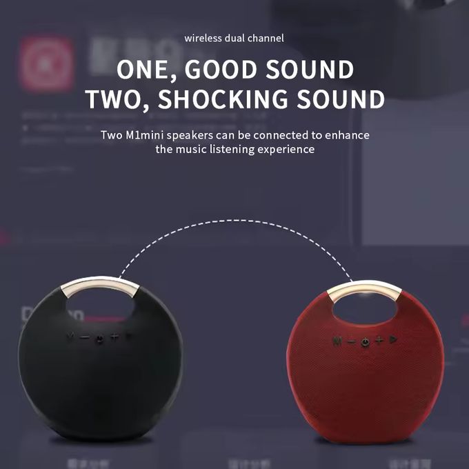 M1 Mini Portable Bluetooth Speaker – Wireless Stereo Sound with TF, USB & AUX Support