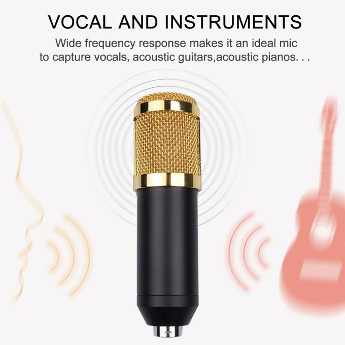 BM800 Professional Condenser Microphone Kit – Studio Recording, Podcast & Streaming Mic Set