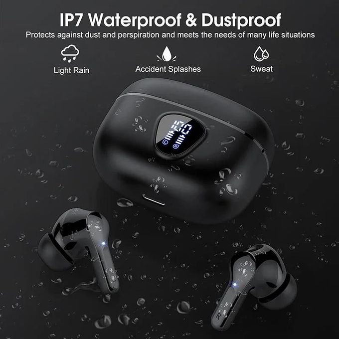 Wireless TWS Earbuds Deep Bass BT 5.3 Touch Control Waterproof Earphone Headphone