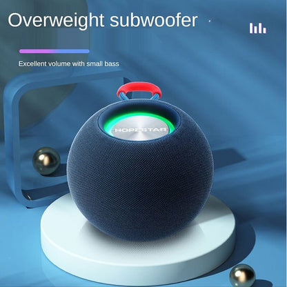 Hopestar H52 Wireless Bluetooth Speaker – Mini Portable Subwoofer with FM Radio & RGB Light