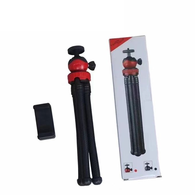 Flexible Octopus Tripod Stand with 360° Ball Head & Universal Phone Holder – 30CM