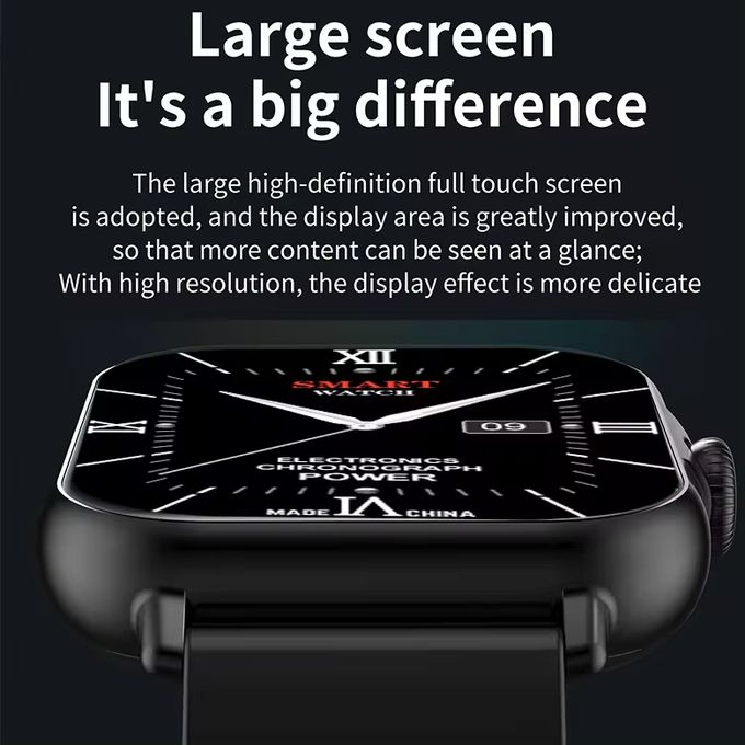 H58 Plus Smart Watch Gift Set for Women – 2.02 Inch Screen with Jewelry Accessories