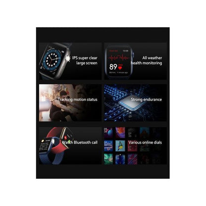 T500+ Pro Hiwatch 8 Smart Watch – 1.92 Inch Full Screen, Bluetooth Call, Fitness Tracker