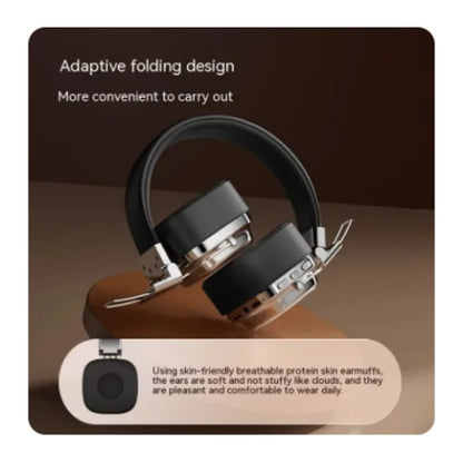 Retro Classic Over-Ear Bluetooth 5.3 Headphones – Studio Stereo Wireless Headset with Touch Control & Type-C Charging