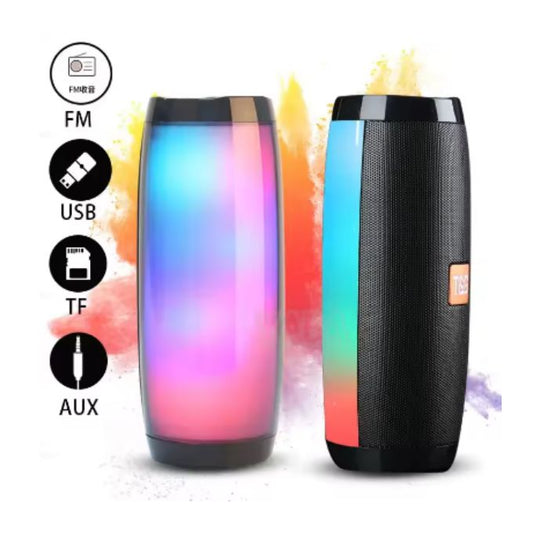 T&G TG157 Outdoor Wireless Bluetooth Speaker – Double Speakers with Flashing LED Lights & Card Slot