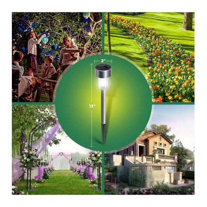12 Pack Solar Garden Lights – Outdoor Waterproof LED Pathway Lamps for Lawn, Patio & Yard