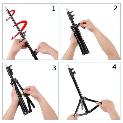 12-Inch LED Ring Light with Adjustable Stand + Dual Wireless Lapel Microphones & Bluetooth Shutter