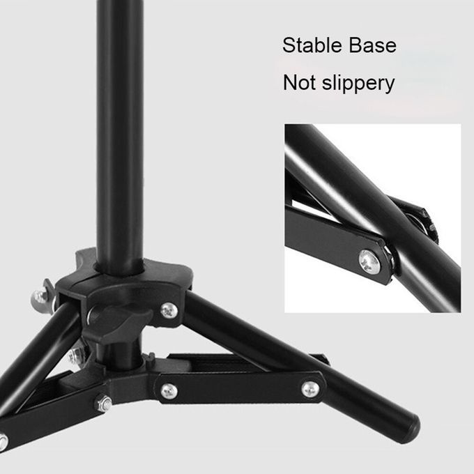 210CM (7ft) Adjustable Photography Light Tripod Stand – Universal Mount for Ring Lights & Studio Accessories