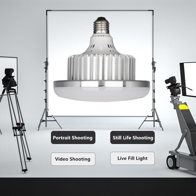 50x70CM Professional Photography Softbox Lighting Kit with 155W Dimmable LED Bulb & Remote Control