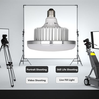 50x70CM Professional Photography Softbox Lighting Kit with 155W Dimmable LED Bulb & Remote Control