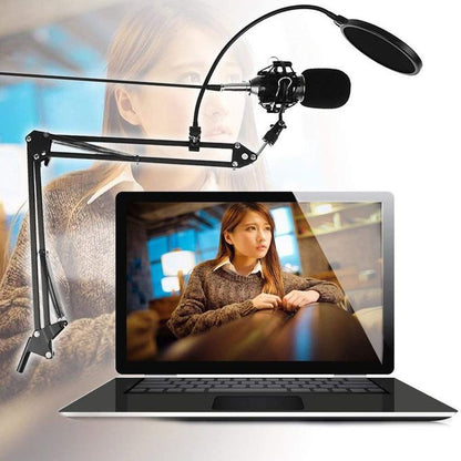 BM800 Professional Condenser Microphone Kit – Studio Recording, Podcast & Streaming Mic Set