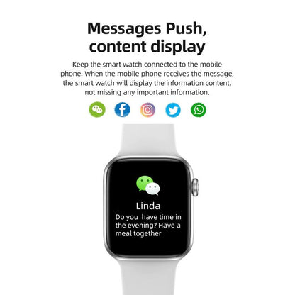 T500+ MAX Smart Watch – Full Touch Screen Fitness Tracker with Notifications & Sports Mode