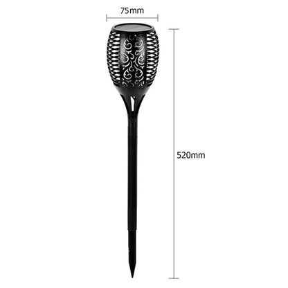 33 LED Solar Flame Lamp – 4PCS Outdoor Waterproof Flickering Torch Lights for Garden & Pathway