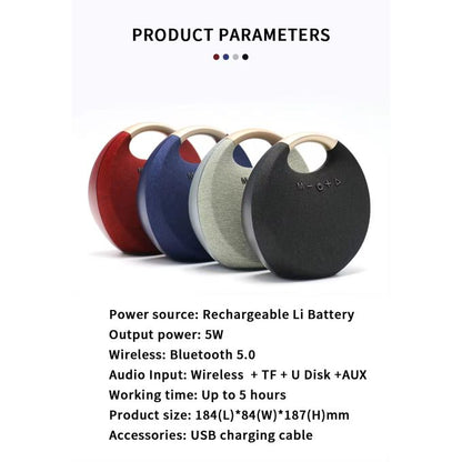 M1 Mini Portable Bluetooth Speaker – Wireless Stereo Sound with TF, USB & AUX Support